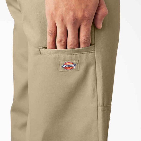 👖Dickies Men's Loose Fit Double Knee Twill Work Pants - Khaki - Size 38x32 - Picture 11 of 11